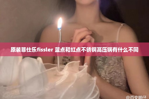 原装菲仕乐fissler 蓝点和红点不锈钢高压锅有什么不同