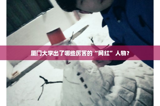 厦门大学出了哪些厉害的“网红”人物？