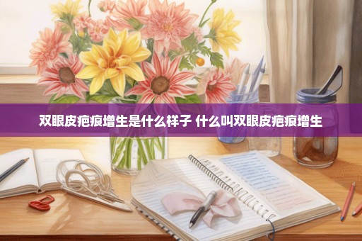 双眼皮疤痕增生是什么样子 什么叫双眼皮疤痕增生