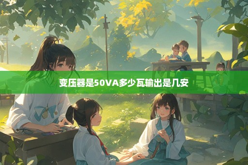 变压器是50VA多少瓦输出是几安