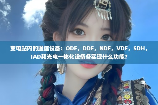变电站内的通信设备：ODF，DDF，NDF，VDF，SDH，IAD和光电一体化设备各实现什么功能？