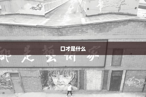 口才是什么