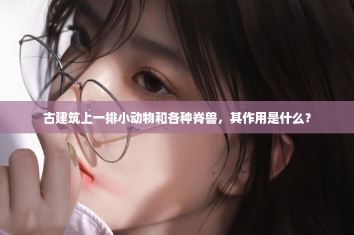 古建筑上一排小动物和各种脊兽，其作用是什么？