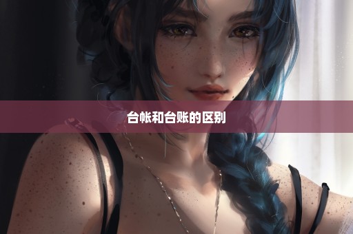台帐和台账的区别