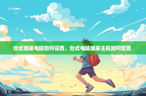 台式组装电脑如何设置，台式电脑组装主机如何配置 