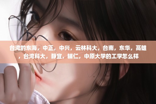 台湾的东海，中正，中兴，云林科大，台南，东华，高雄，台湾科大，静宜，辅仁，中原大学的工学怎么样