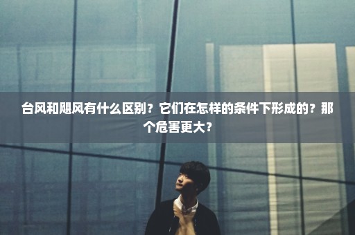 台风和飓风有什么区别？它们在怎样的条件下形成的？那个危害更大？