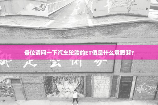 各位请问一下汽车轮胎的ET值是什么意思啊？