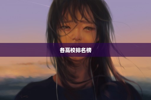 各高校排名榜