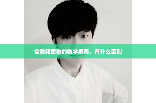 合数和质数的数学解释，有什么区别