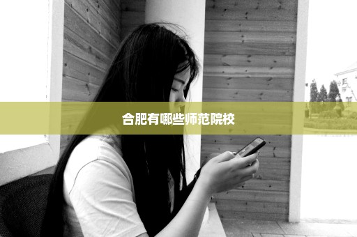 合肥有哪些师范院校