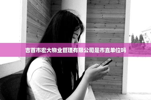 吉首市宏大物业管理有限公司是市直单位吗