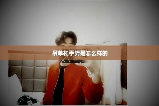 吊单杠手势是怎么样的