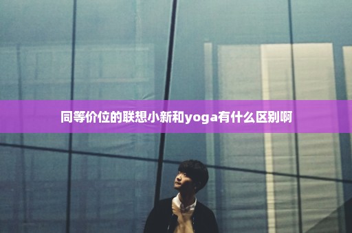 同等价位的联想小新和yoga有什么区别啊