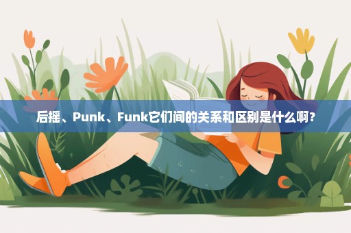 后摇、Punk、Funk它们间的关系和区别是什么啊？