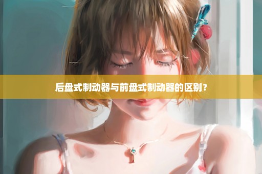 后盘式制动器与前盘式制动器的区别？