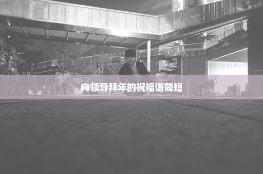 向领导拜年的祝福语简短
