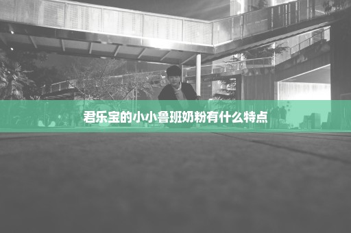 君乐宝的小小鲁班奶粉有什么特点