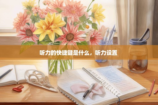 听力的快捷键是什么，听力设置 