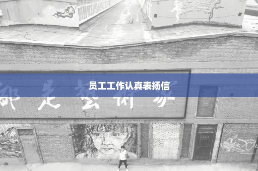 员工工作认真表扬信