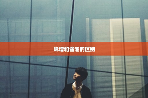 味增和酱油的区别