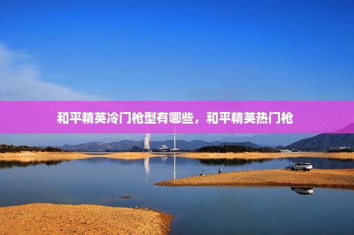 和平精英冷门枪型有哪些，和平精英热门枪 