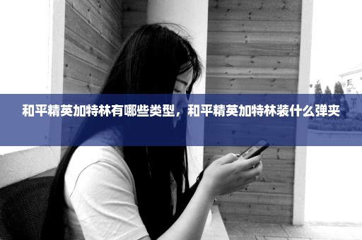 和平精英加特林有哪些类型，和平精英加特林装什么弹夹 