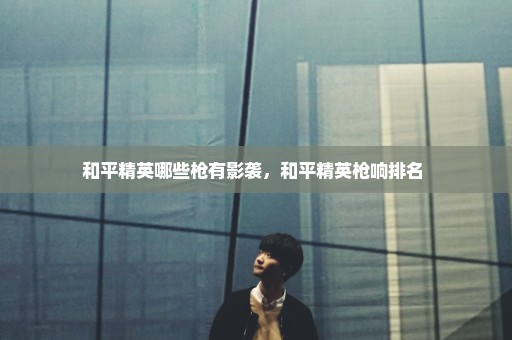 和平精英哪些枪有影袭，和平精英枪响排名 