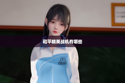 和平精英战机有哪些
