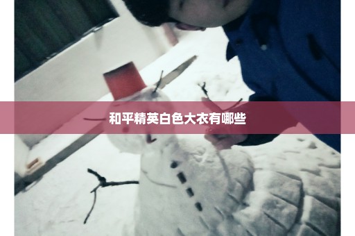 和平精英白色大衣有哪些