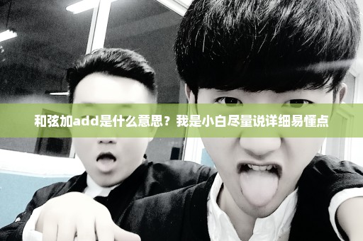 和弦加add是什么意思？我是小白尽量说详细易懂点