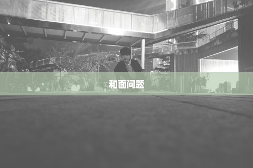 和面问题