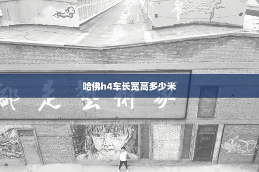 哈佛h4车长宽高多少米