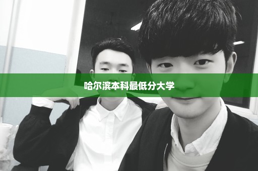哈尔滨本科最低分大学