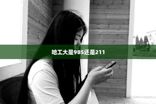 哈工大是985还是211