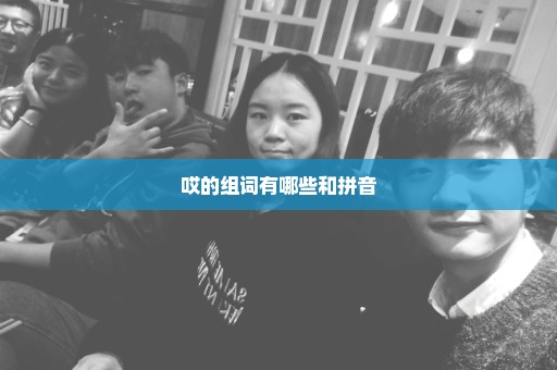 哎的组词有哪些和拼音