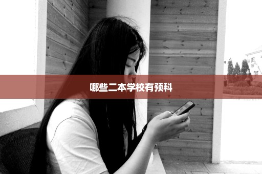 哪些二本学校有预科