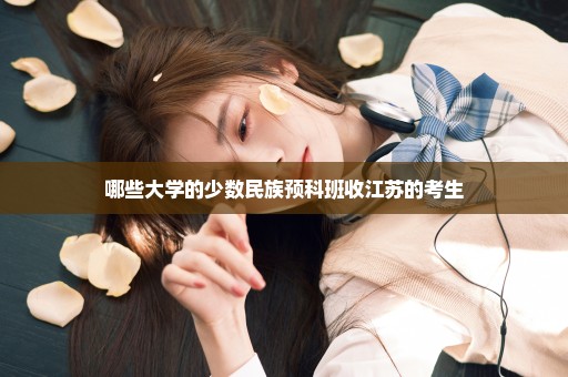 哪些大学的少数民族预科班收江苏的考生