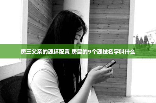 唐三父亲的魂环配置 唐昊的9个魂技名字叫什么