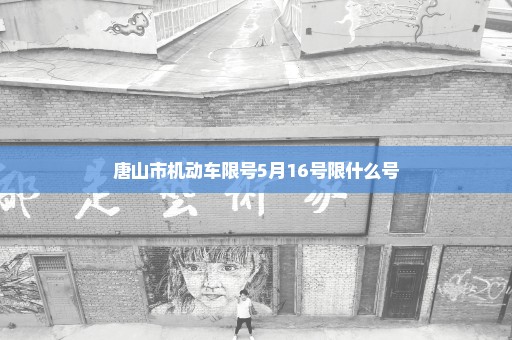 唐山市机动车限号5月16号限什么号