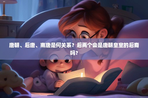 唐朝、后唐、南唐是何关系？后两个会是唐朝皇室的后裔吗？