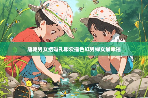 唐朝男女结婚礼服爱撞色红男绿女最幸福