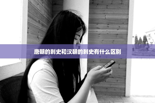 唐朝的刺史和汉朝的刺史有什么区别