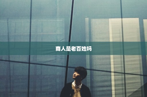 商人是老百姓吗