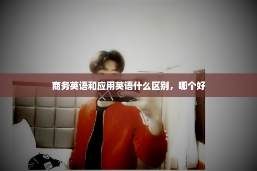 商务英语和应用英语什么区别，哪个好