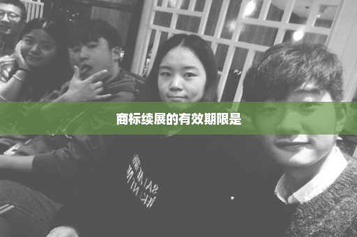 商标续展的有效期限是