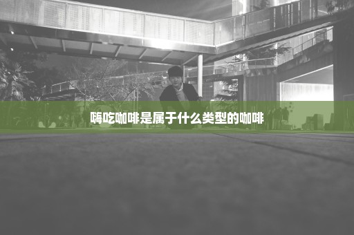 嗨吃咖啡是属于什么类型的咖啡
