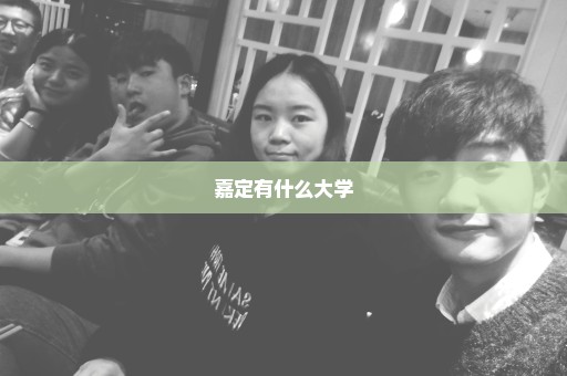 嘉定有什么大学