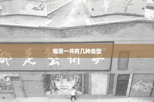 嘴唇一共有几种类型