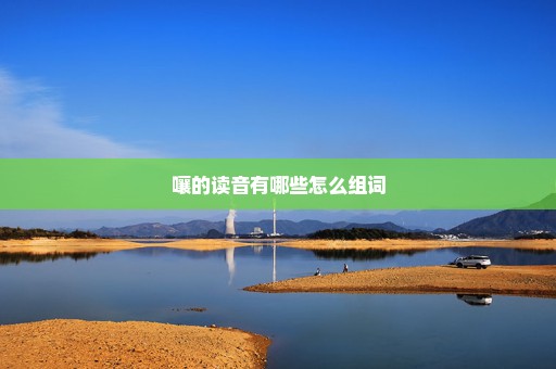 嚷的读音有哪些怎么组词